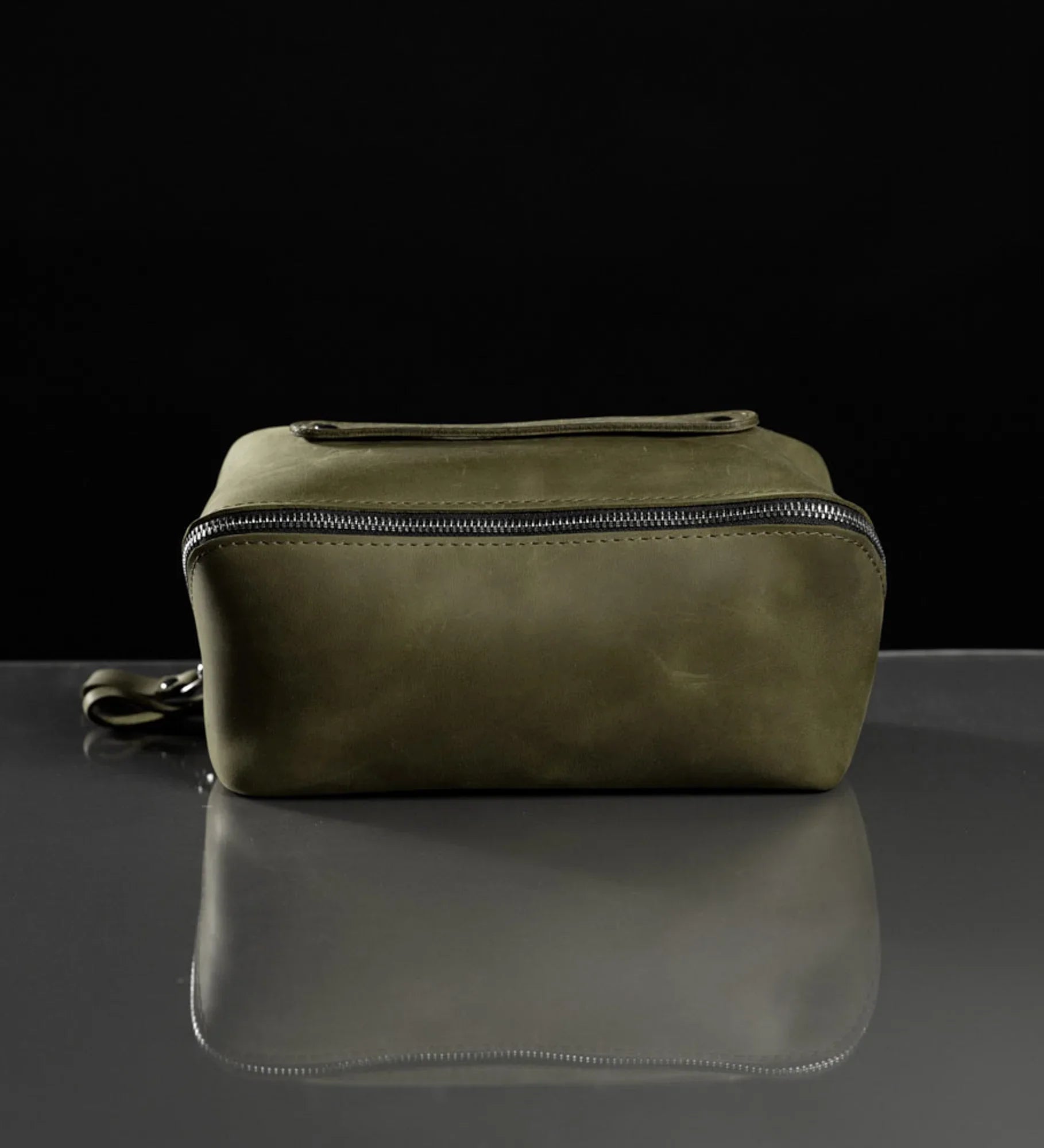 Matte Leather Cosmetic Bag – Travel Toiletry Organizer | BeautyBox