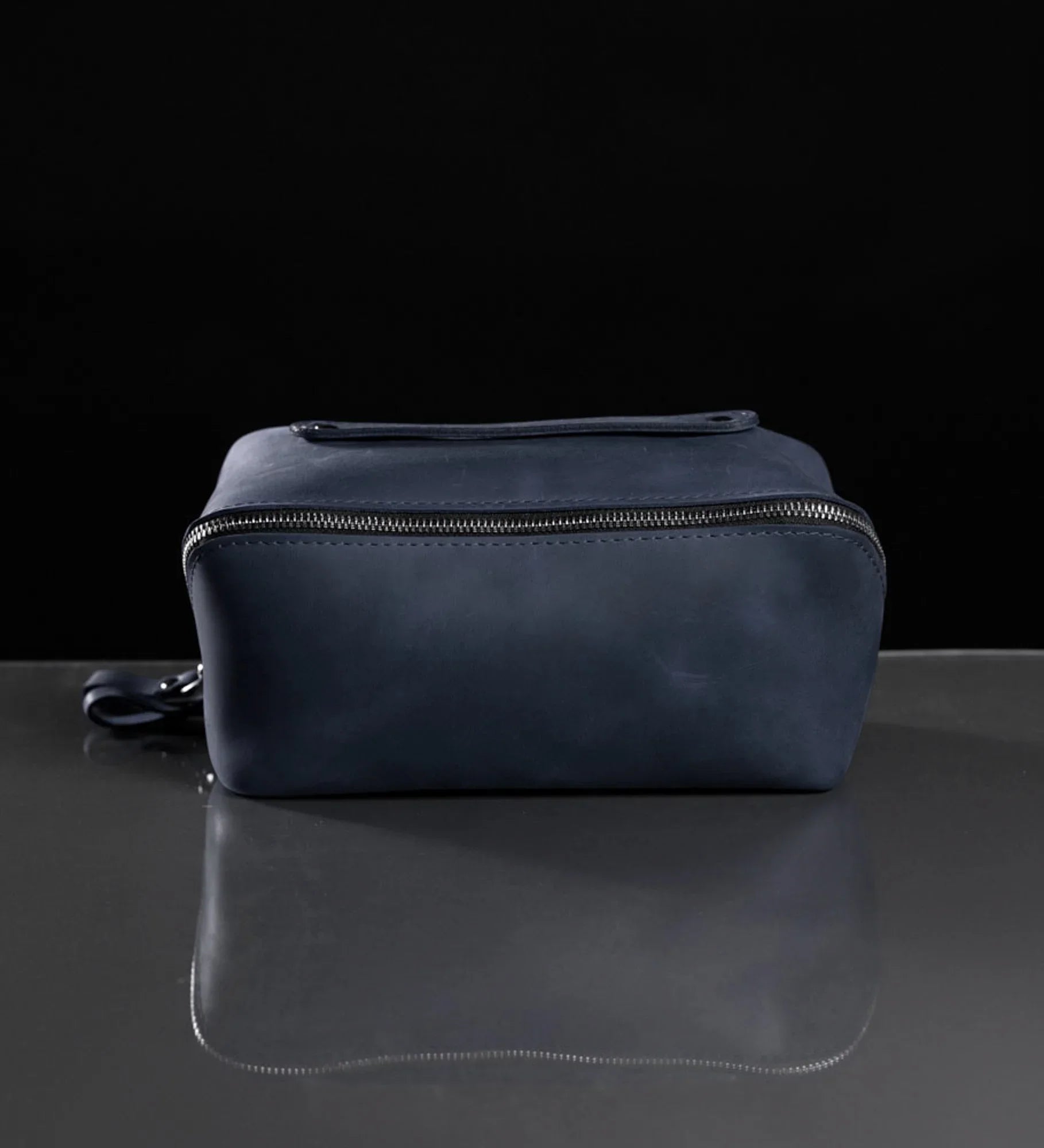 Matte Leather Cosmetic Bag – Travel Toiletry Organizer | BeautyBox