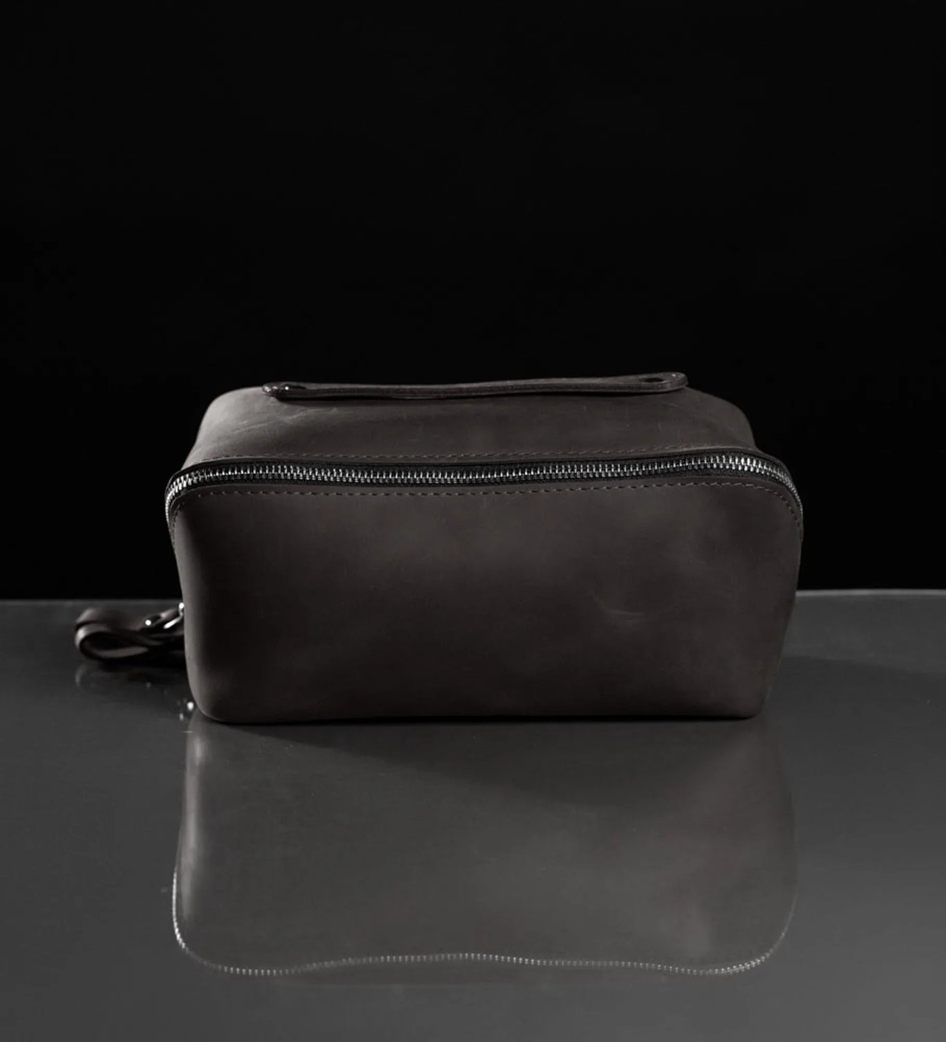 Matte Leather Cosmetic Bag – Travel Toiletry Organizer | BeautyBox