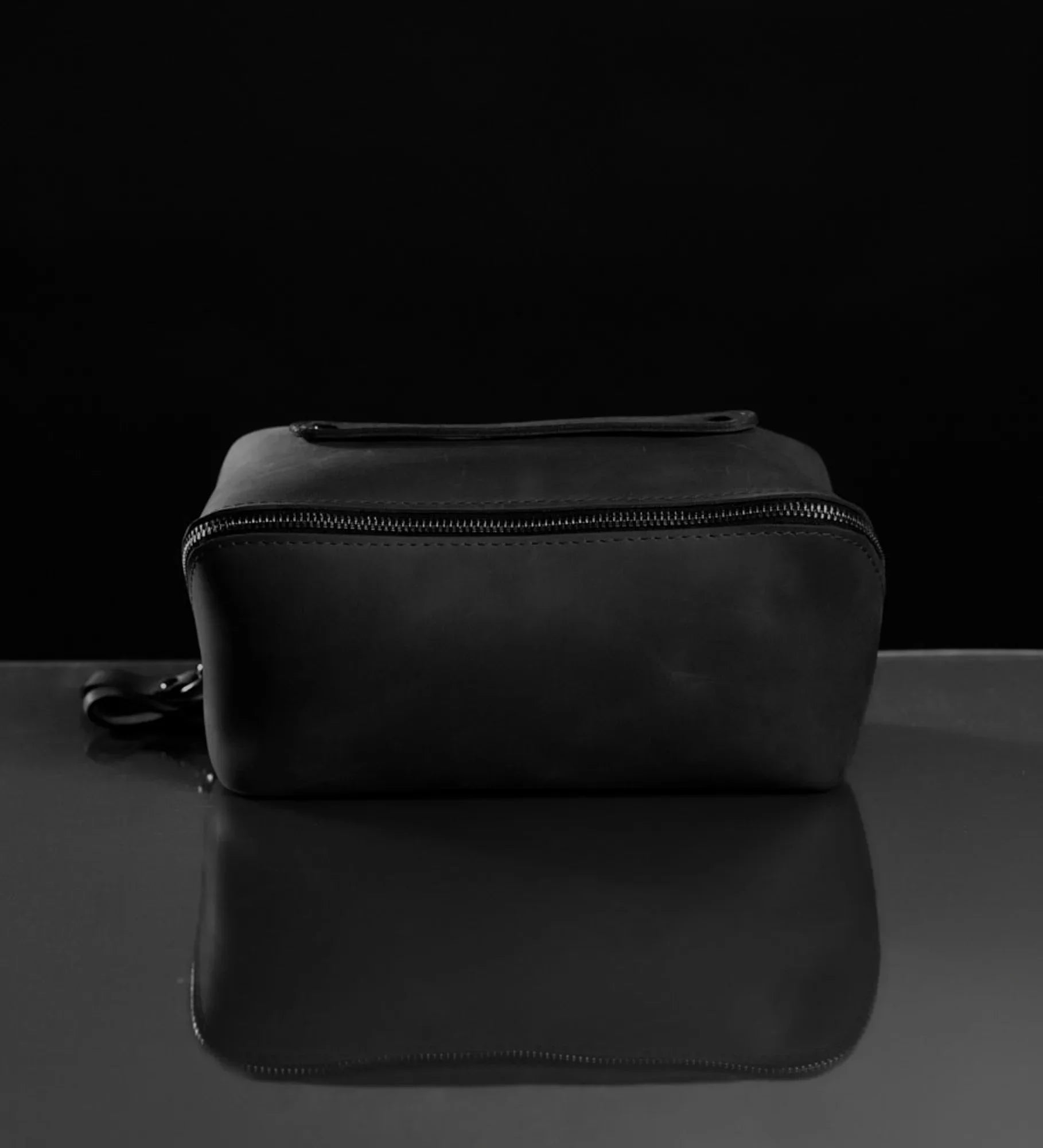 Matte Leather Cosmetic Bag – Travel Toiletry Organizer | BeautyBox