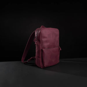 Matte Leather Laptop Backpack for Work and Travel | Nomad