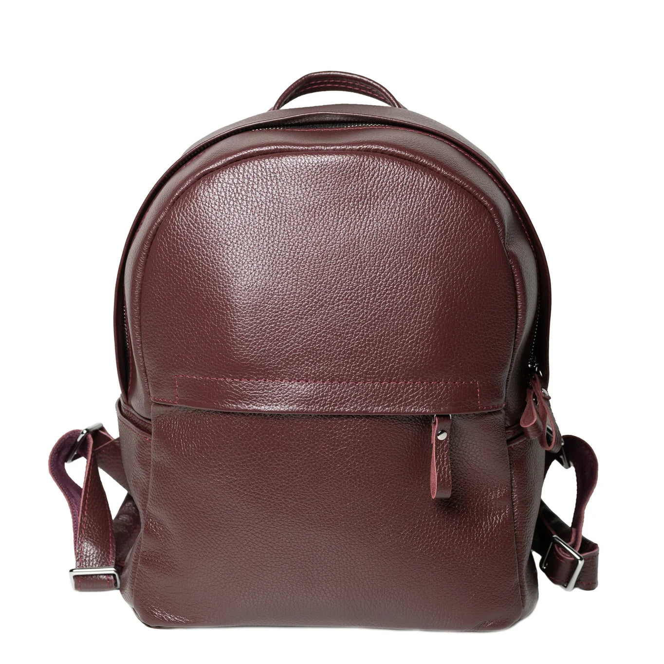 Zippered Leather Backpack for Women – Full Grain Craftsmanship