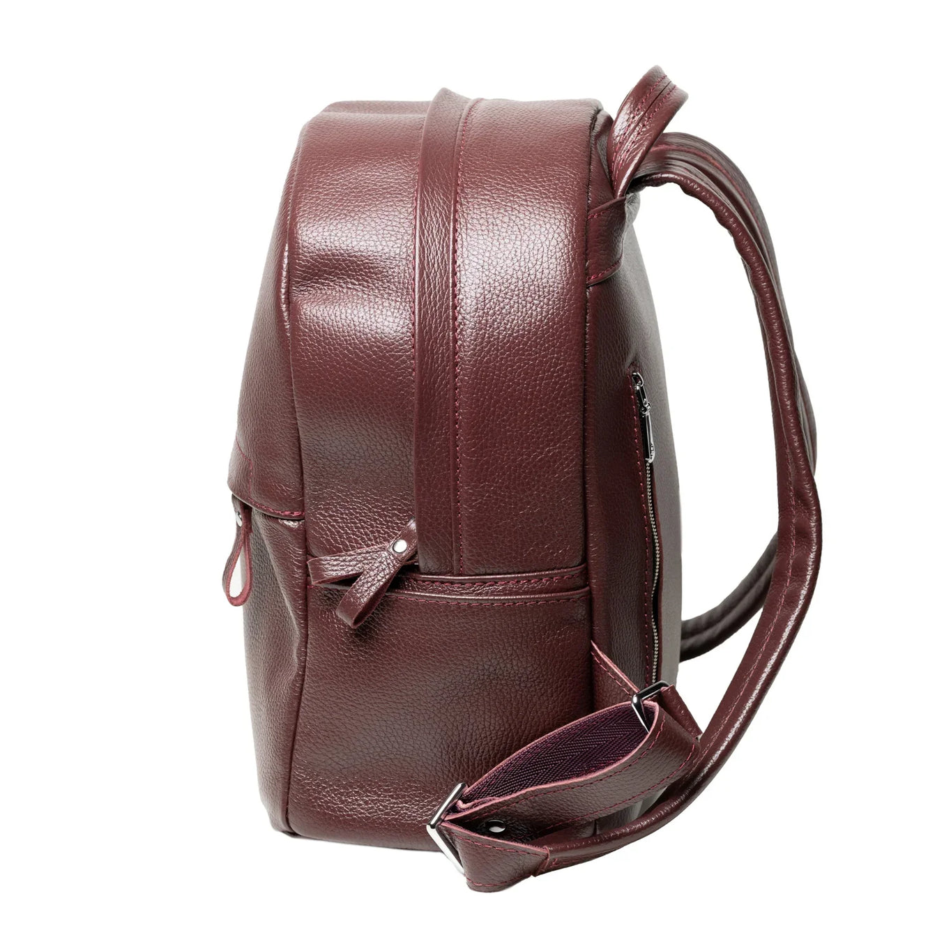 Zippered Leather Backpack for Women – Full Grain Craftsmanship