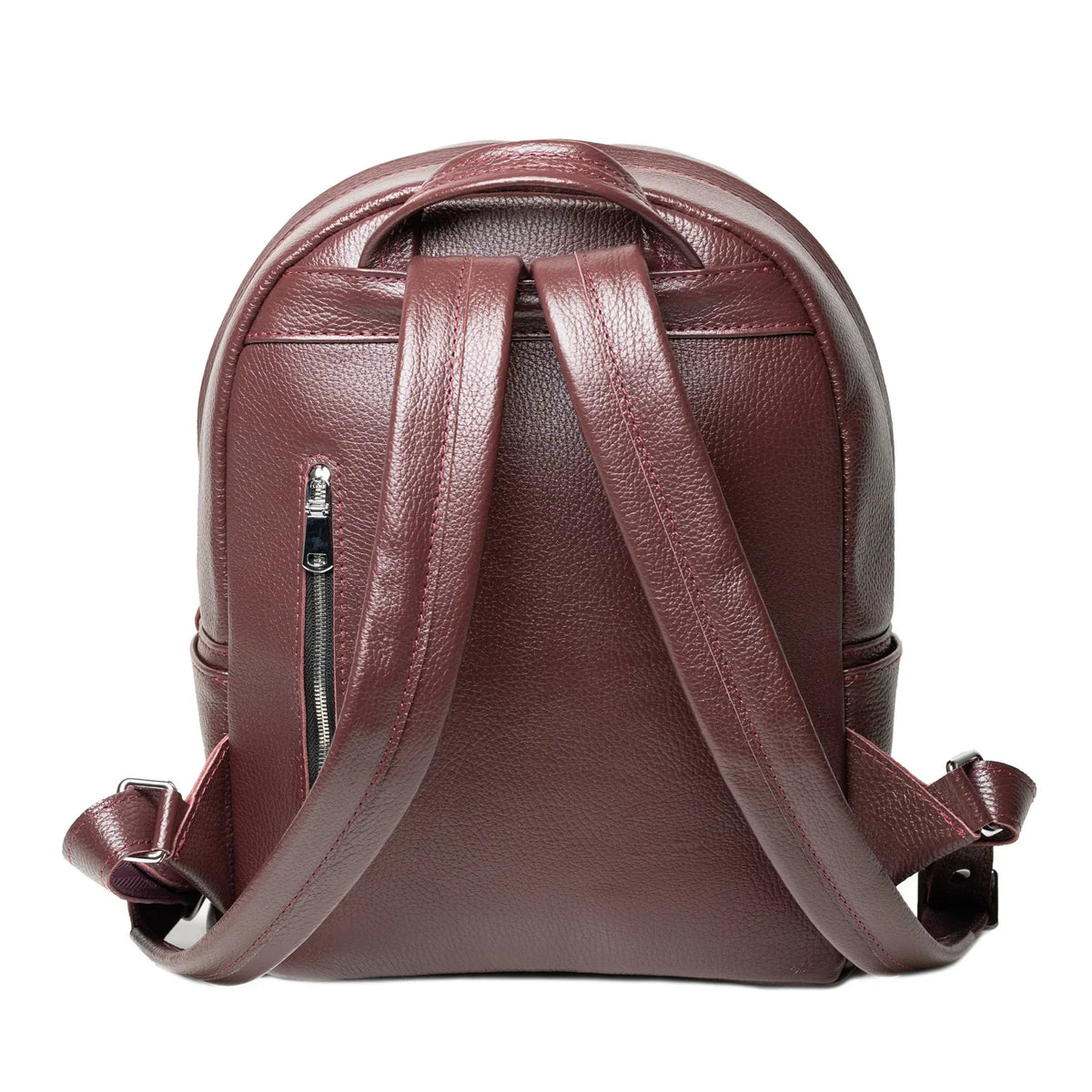Zippered Leather Backpack for Women – Full Grain Craftsmanship