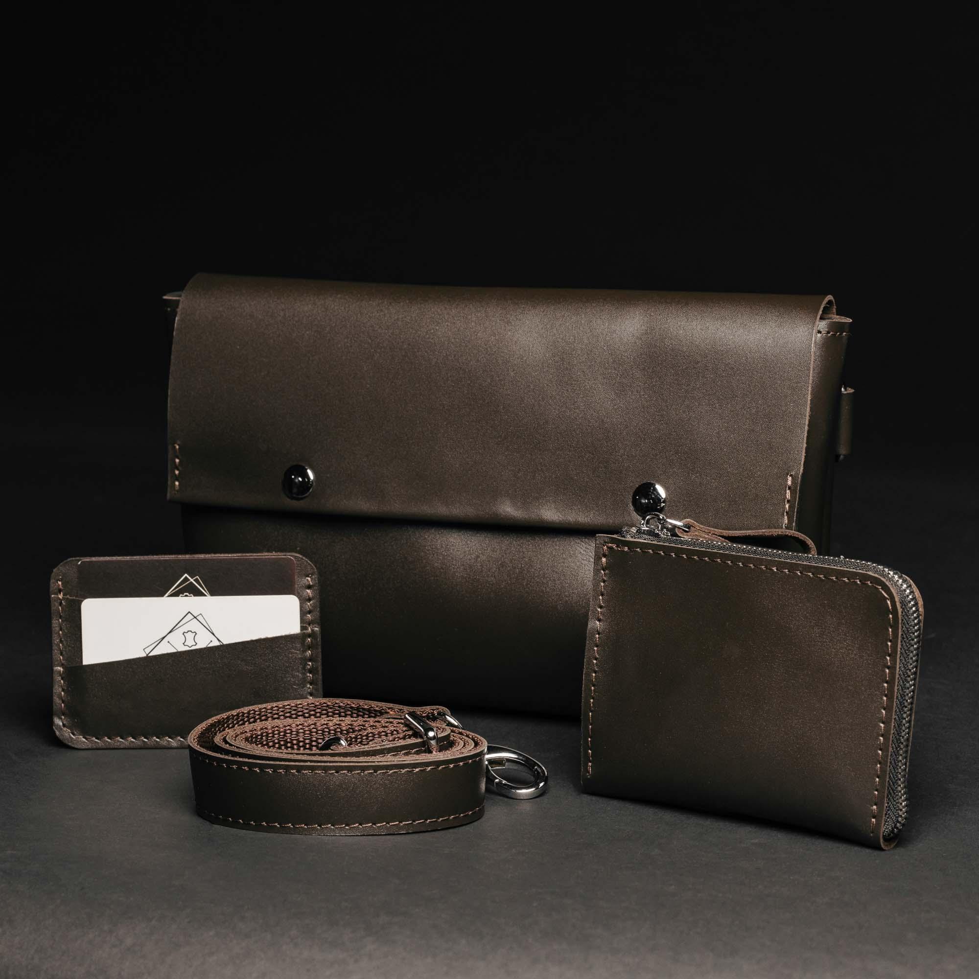 Everyday Set – Waist & Crossobdy Bag, Zipper Wallet + Bonus Cardholder