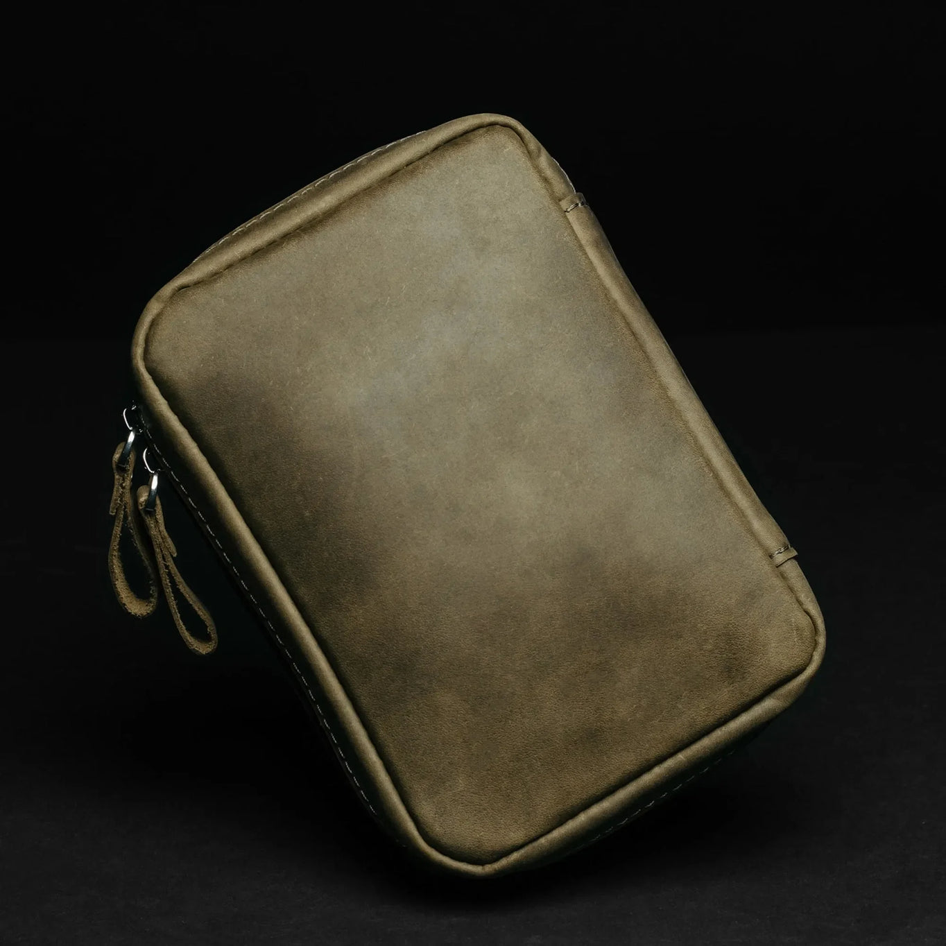 Organizer for Cables & Tech with Zip Closure | Olive Green - Wenderfarer