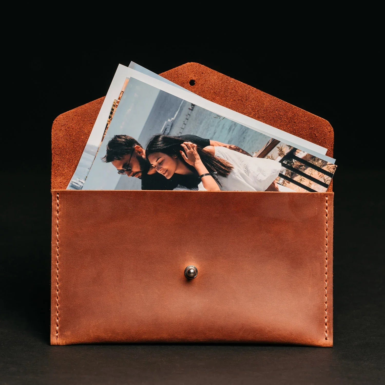 Leather Envelope Folder A6 for  Wedding & Family Photos