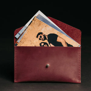 Leather Envelope Folder A6 for  Wedding & Family Photos
