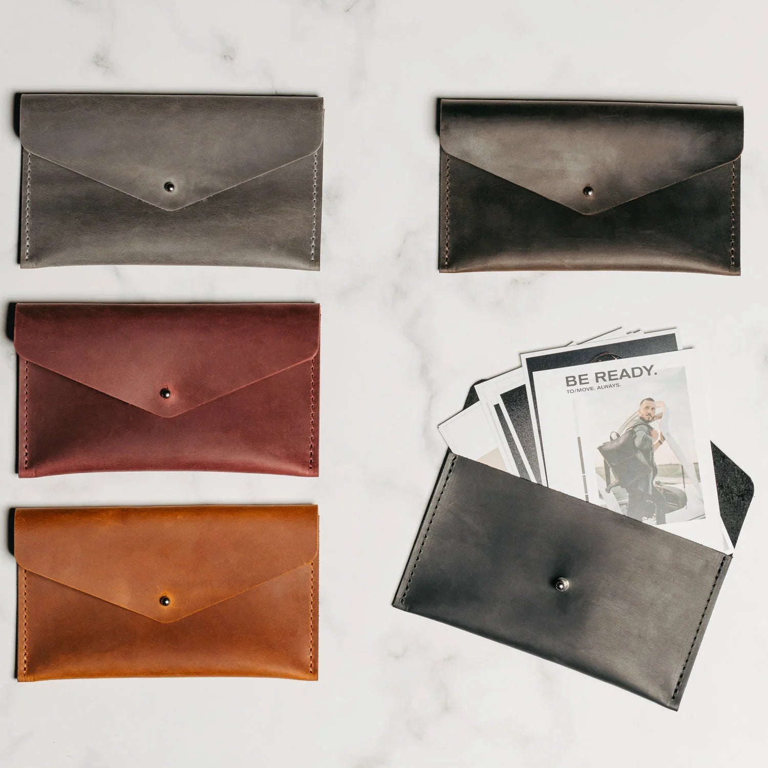 Leather Envelope Folder A6 for  Wedding & Family Photos
