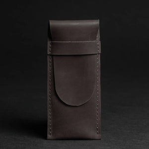 Vintage Leather Pen & Pencil Pouch - Case for Pens
