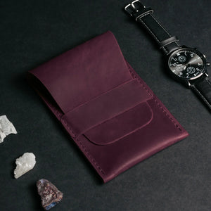 Leather Watch Travel Pouch – Distressed Finish | Sentinel