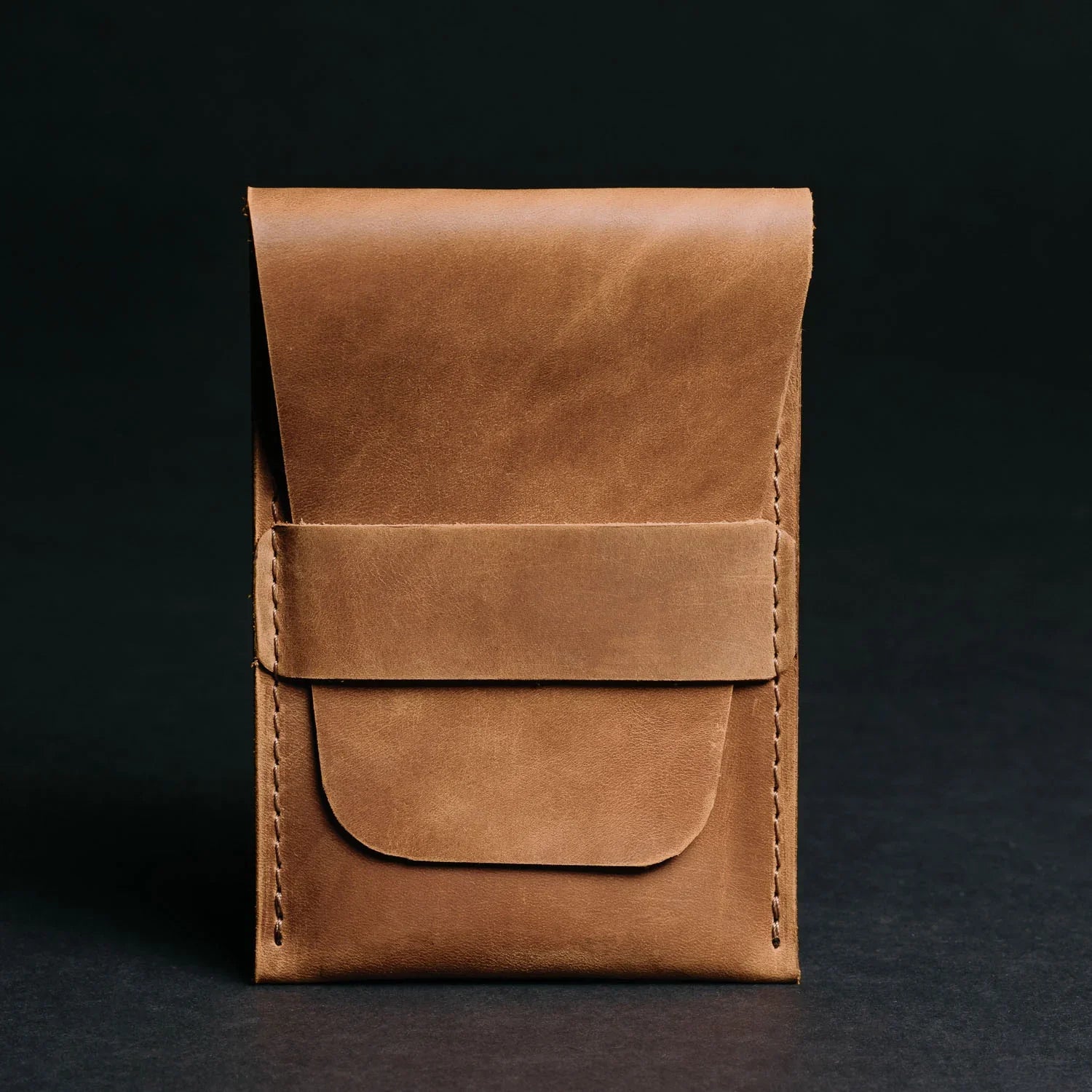 Leather Watch Travel Pouch – Distressed Finish | Sentinel