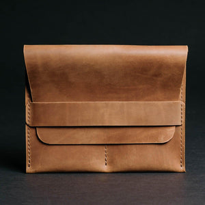 Leather Watch Travel Pouch – Distressed Finish | Sentinel