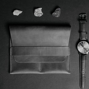 Leather Watch Travel Pouch – Distressed Finish | Sentinel