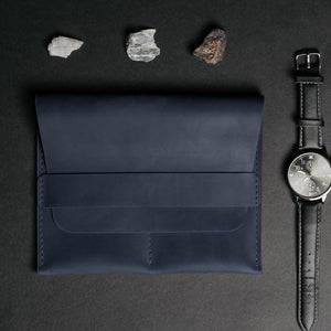 Leather Watch Travel Pouch – Distressed Finish | Sentinel