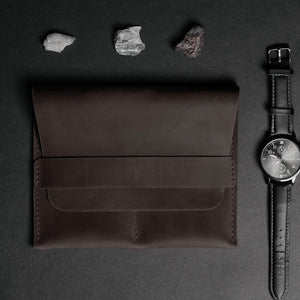Leather Watch Travel Pouch – Distressed Finish | Sentinel