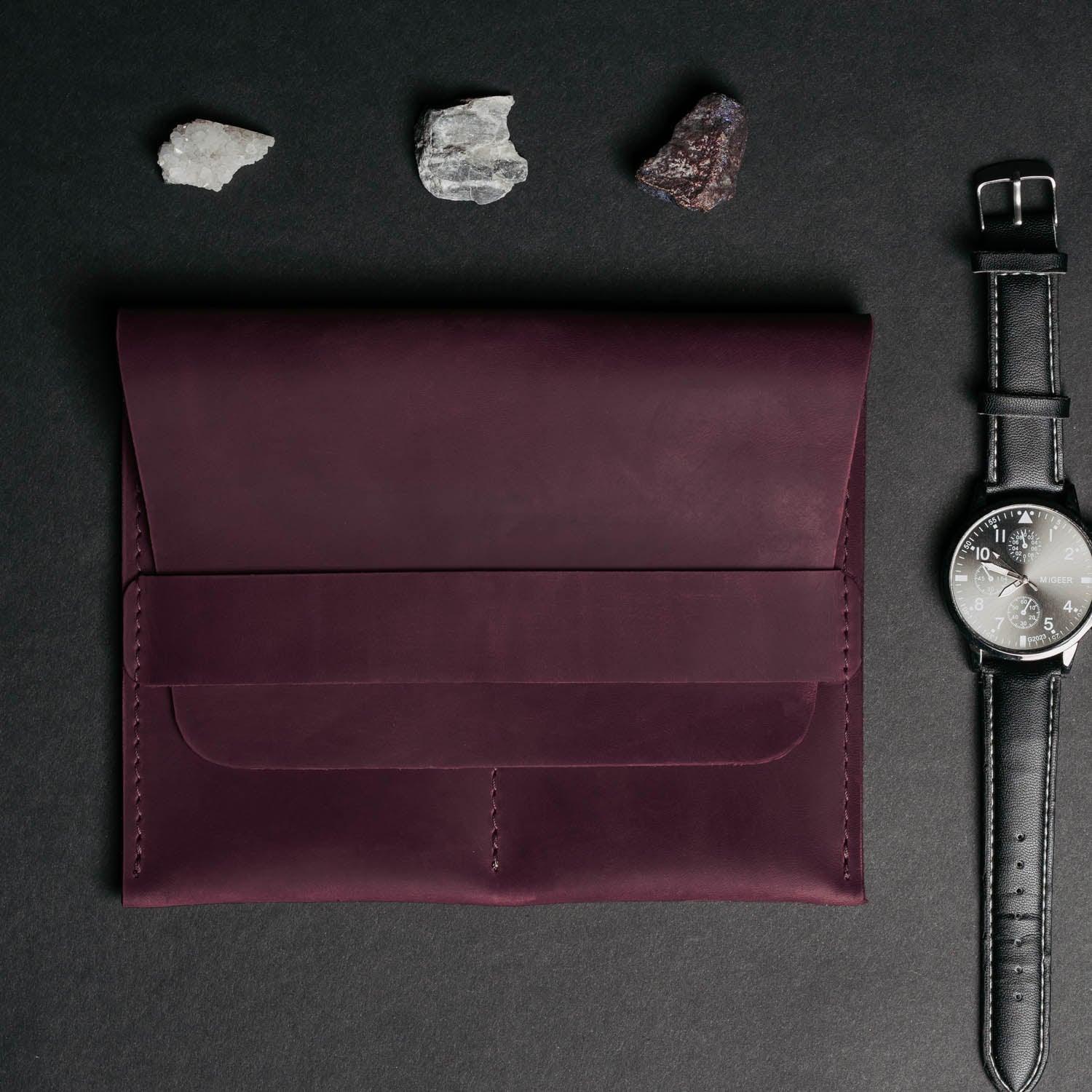 Leather Watch Travel Pouch – Distressed Finish | Sentinel