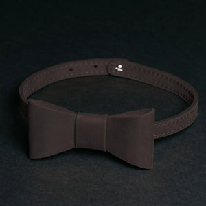 Rustic Leather Bow Tie – Perfect for Weddings or Events