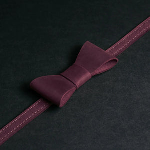 Rustic Leather Bow Tie – Perfect for Weddings or Events