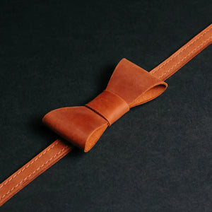 Rustic Leather Bow Tie – Perfect for Weddings or Events