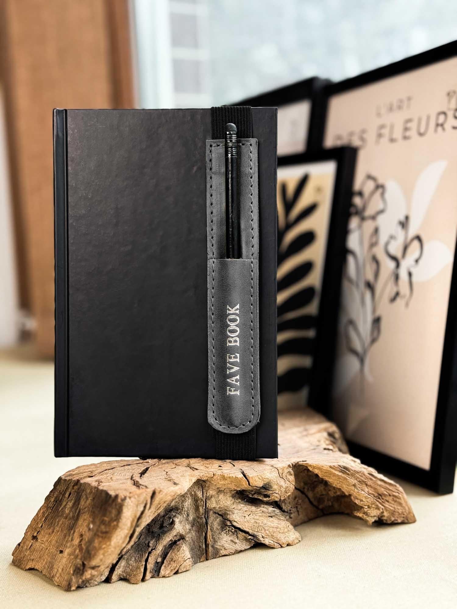 Bookmark with Elastic Strap & Pencil Holder | BookMate
