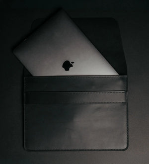 Distressed Leather Laptop Sleeve for MacBook – Aesthetic & All Sizes