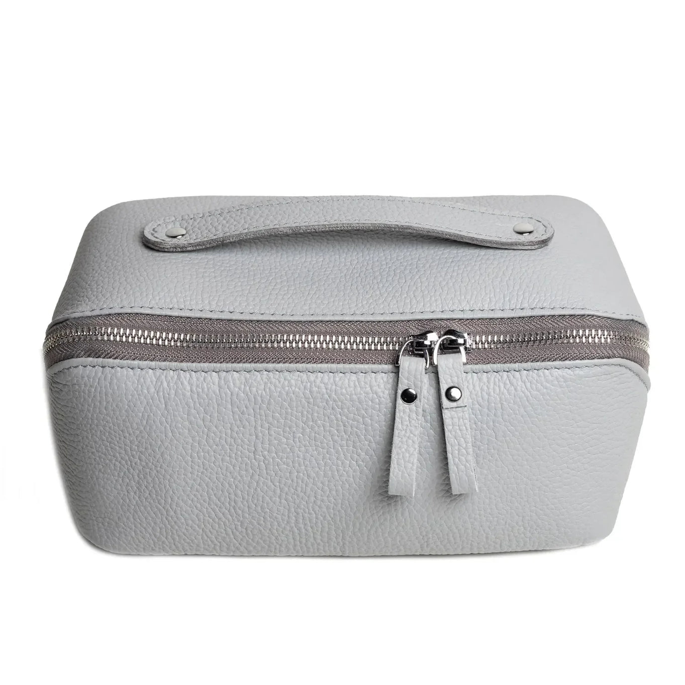 Full Grain Leather Cosmetic Bag – Travel Makeup Organizer | BeautyBox