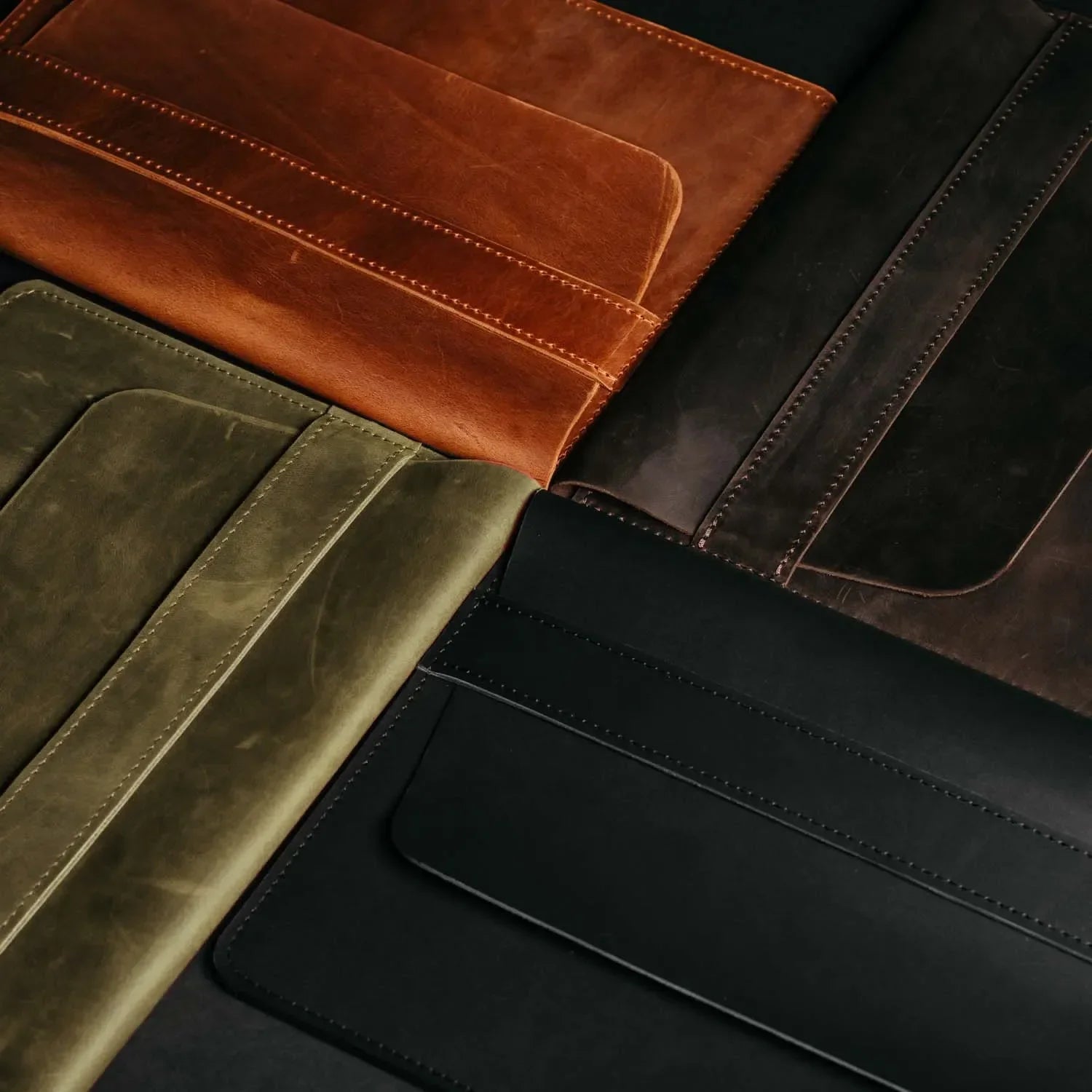 Distressed Leather Laptop Sleeve for MacBook – Aesthetic & All Sizes