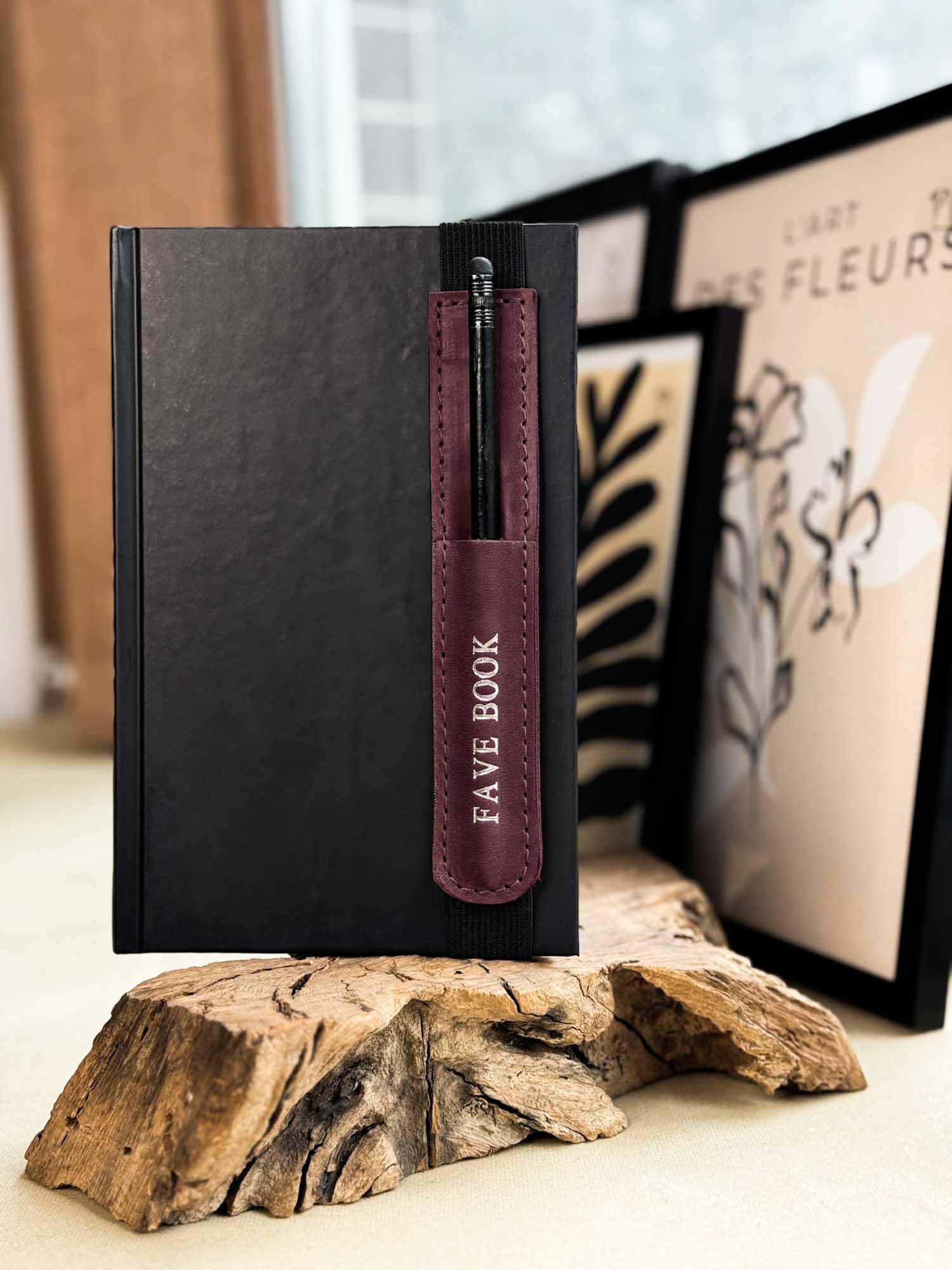 Bookmark with Elastic Strap & Pencil Holder | BookMate