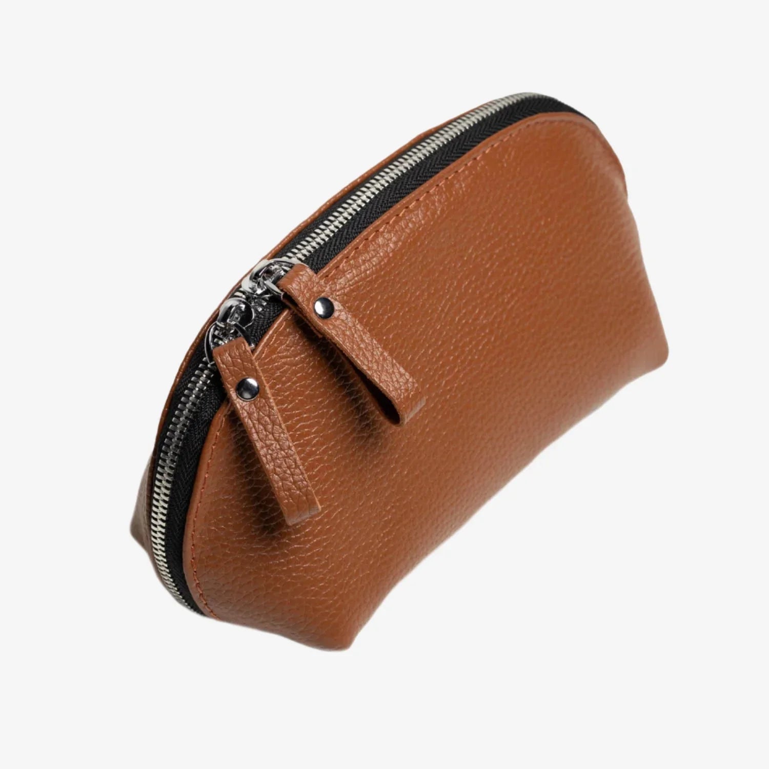 Full Grain Leather Makeup Bag for Women | Mirana