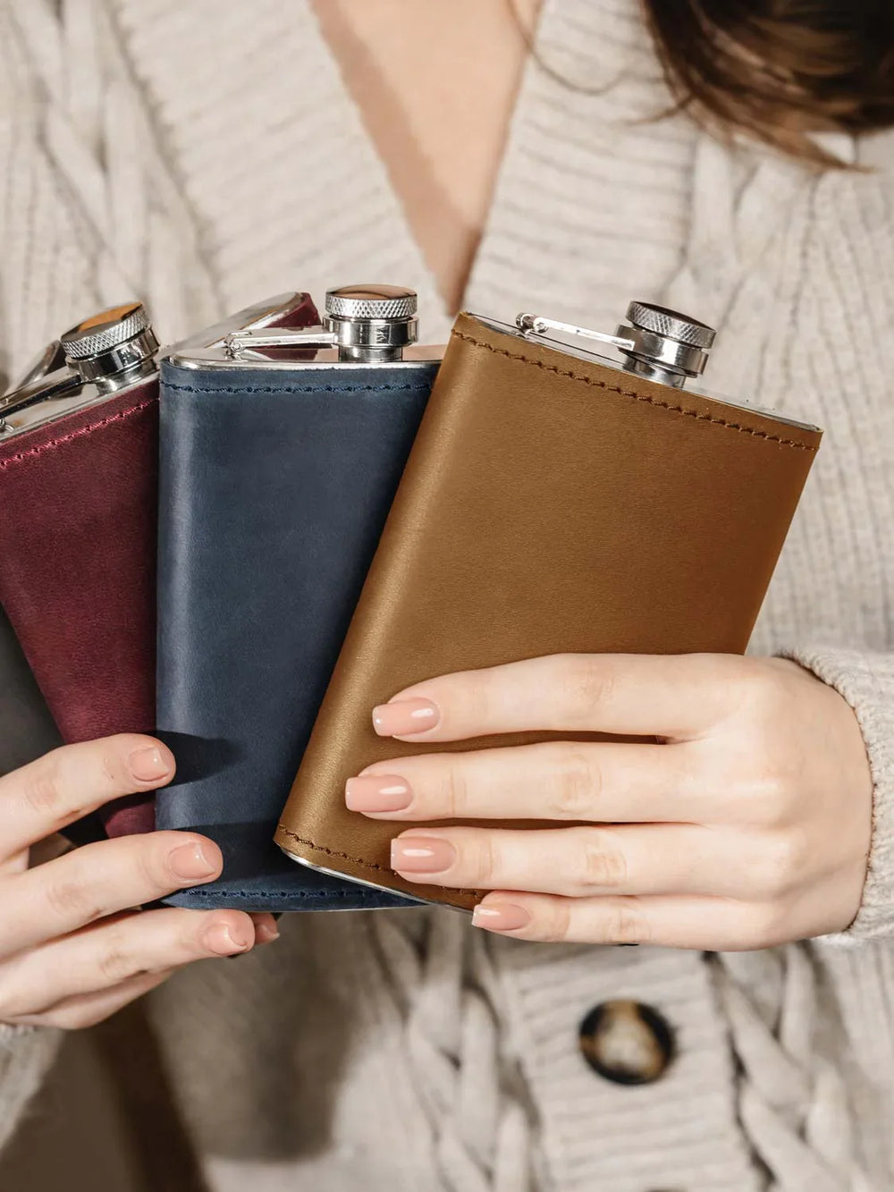 Flask | Matte Leather