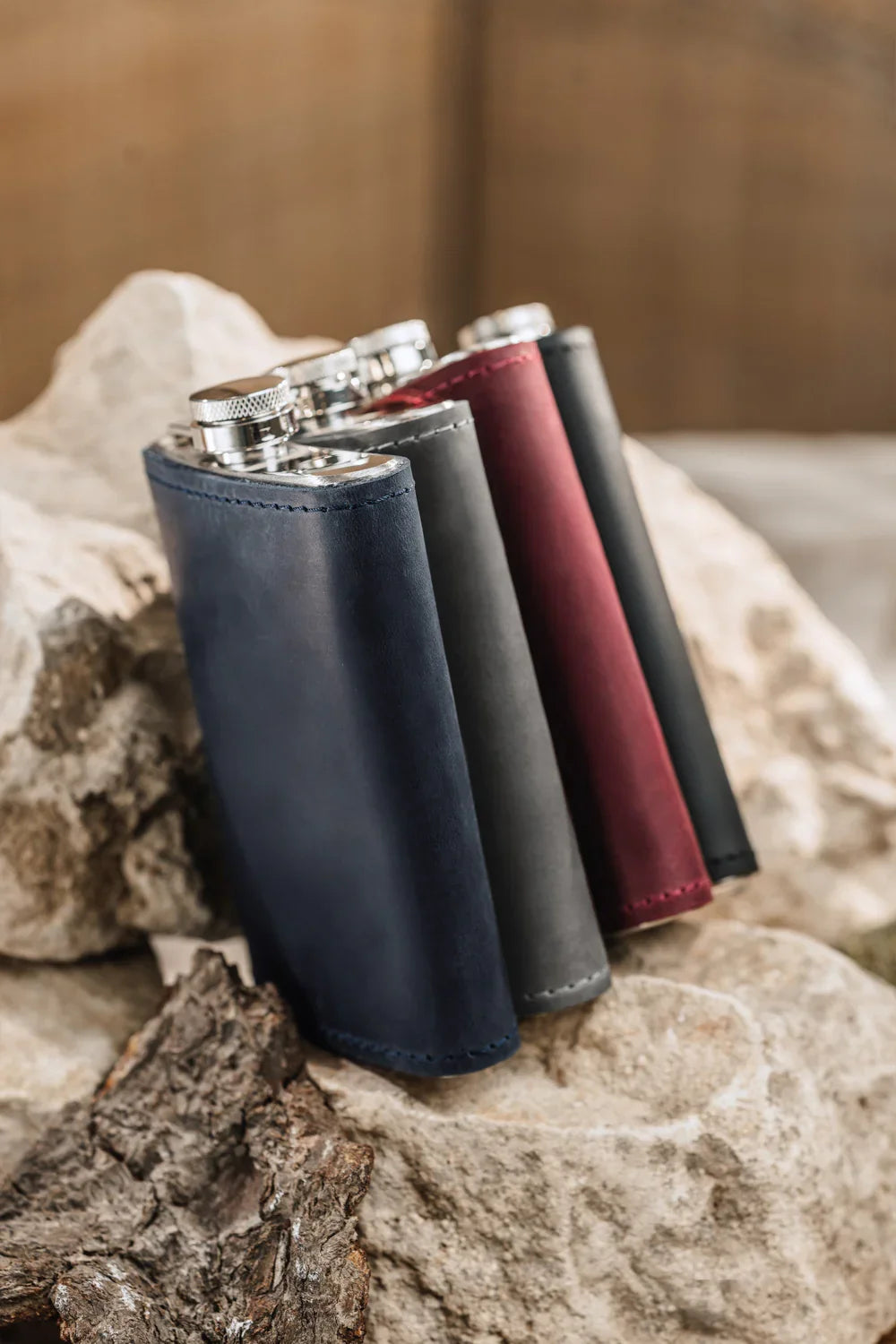 Flask | Matte Leather
