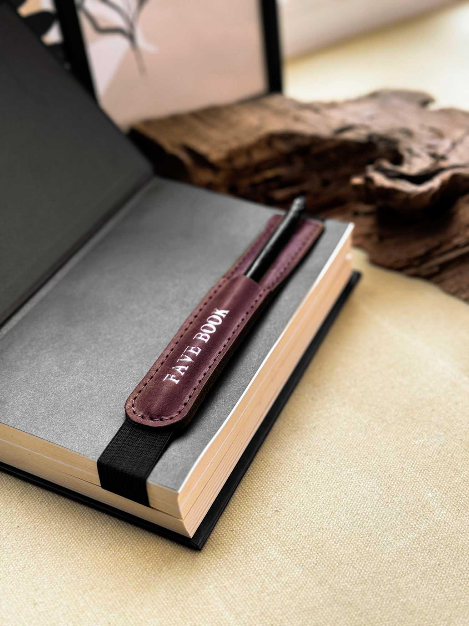 Bookmark with Elastic Strap & Pencil Holder | BookMate
