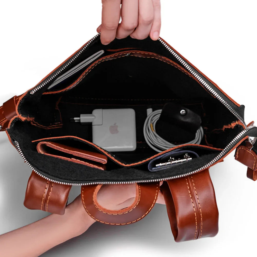 Minimalist Leather Backpack for Work & Travel | Flatrock