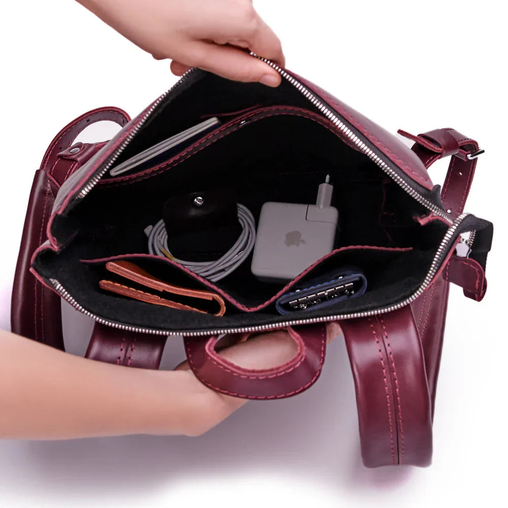 Minimalist Leather Backpack for Work & Travel | Flatrock