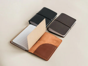 Refillable Leather Cover for Journals & Notebooks – A5, A6