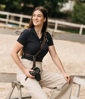 Leather Camera Harness – Adjustable Single Strap | Mono