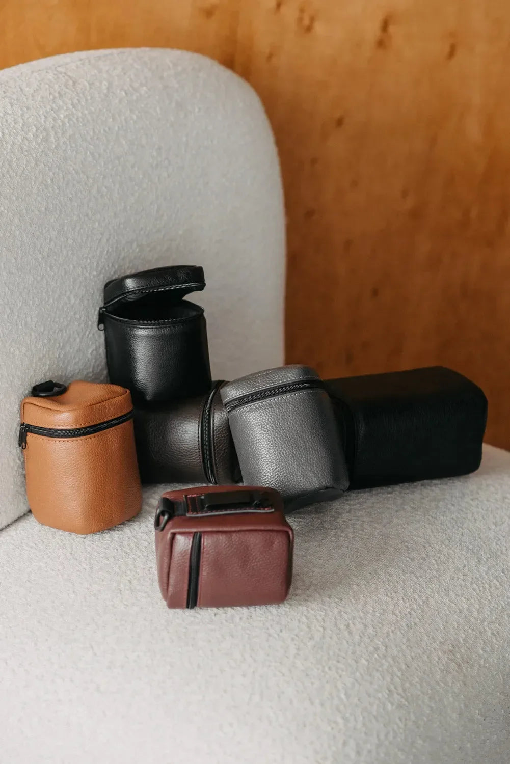 Leather Lens Pouch – Full-Grain Case for Camera Lenses | 4 Sizes