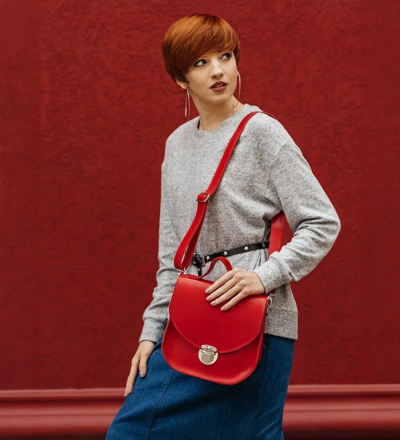 Women's Leather Crossbody Bag | Blossom
