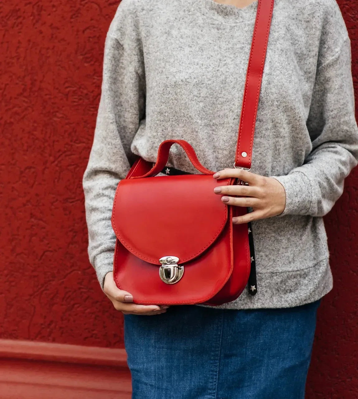 Women's Leather Crossbody Bag | Blossom