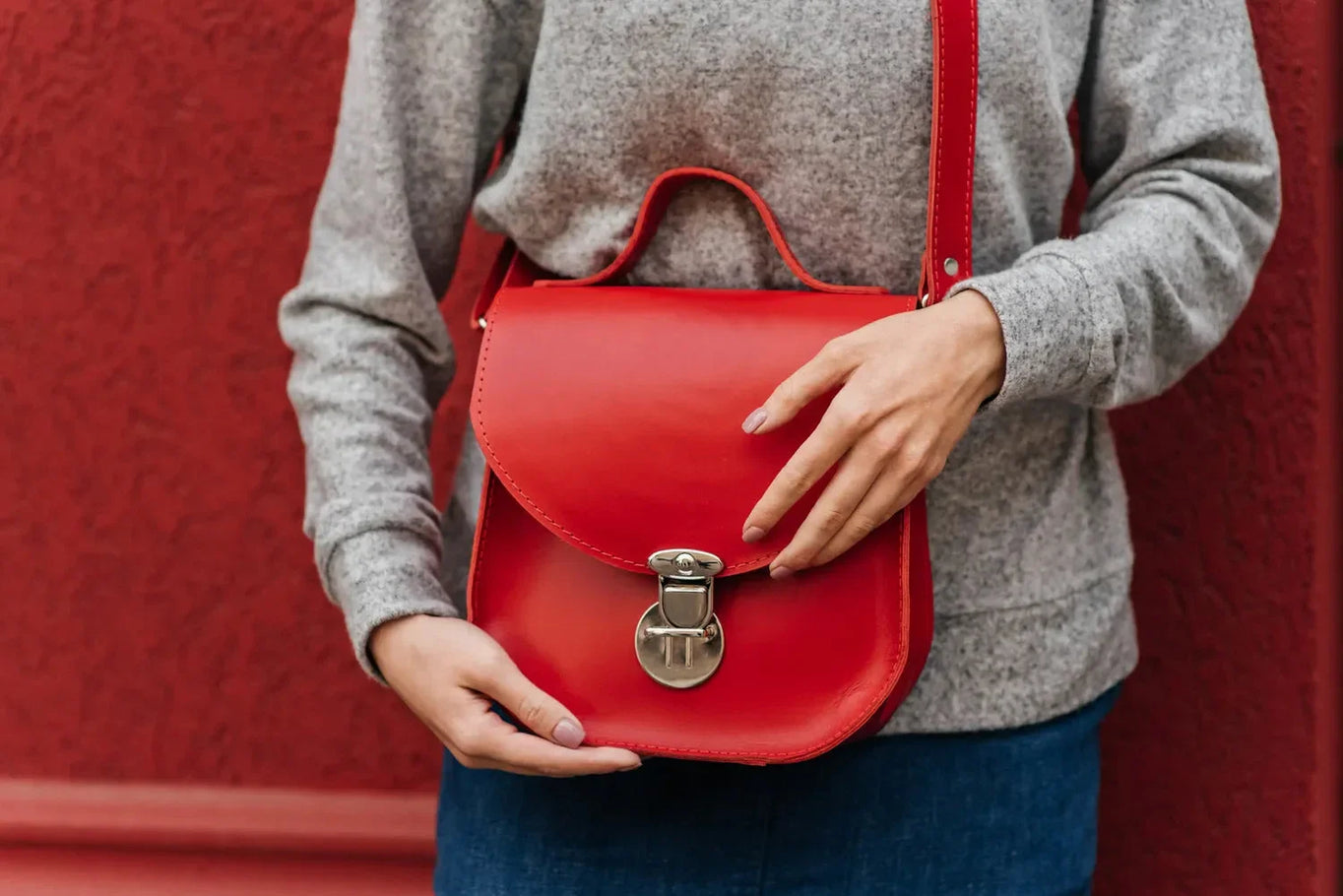 Women's Leather Crossbody Bag | Blossom