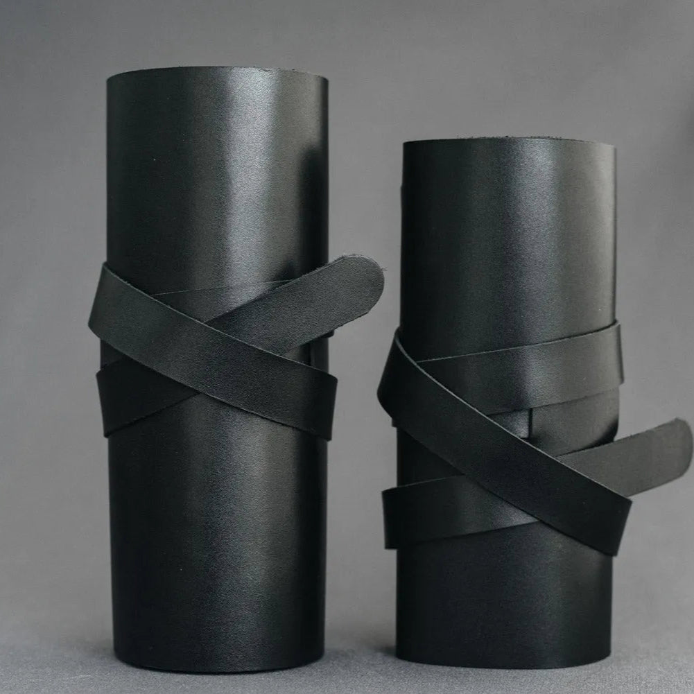 Roll-Up Leather Cord & Tools Wrap – Smooth Finish