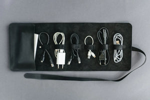 Roll-Up Leather Cord & Tools Wrap – Smooth Finish
