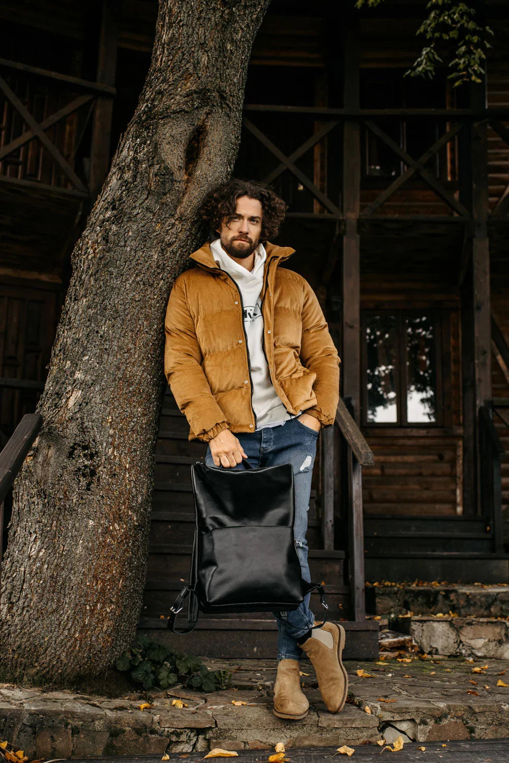 Minimalist Leather Backpack for Work & Travel | Flatrock