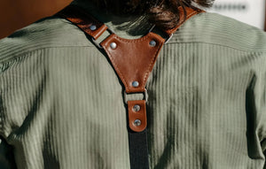 Premium Leather Suspenders – Adjustable with Metal Buckles