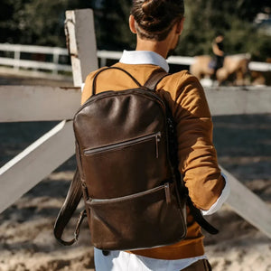 Smooth Leather Backpack for Work and Travel | Splay
