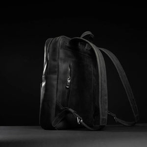 Matte Leather Laptop Backpack for Work and Travel | Nomad