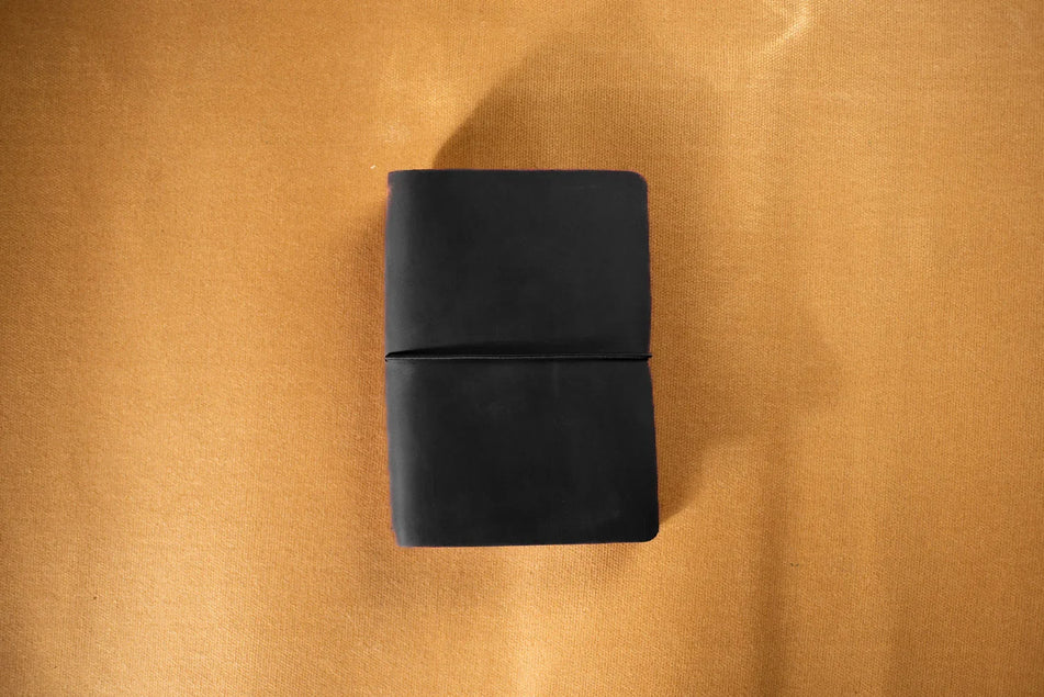 Distressed Leather Refillable Notebook cover A6, A5, B6