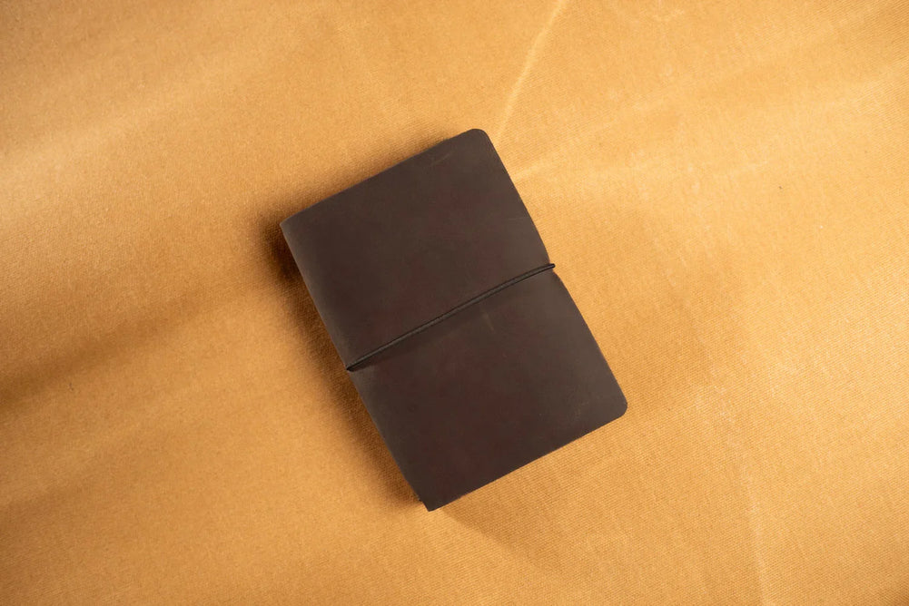 Distressed Leather Refillable Notebook cover A6, A5, B6