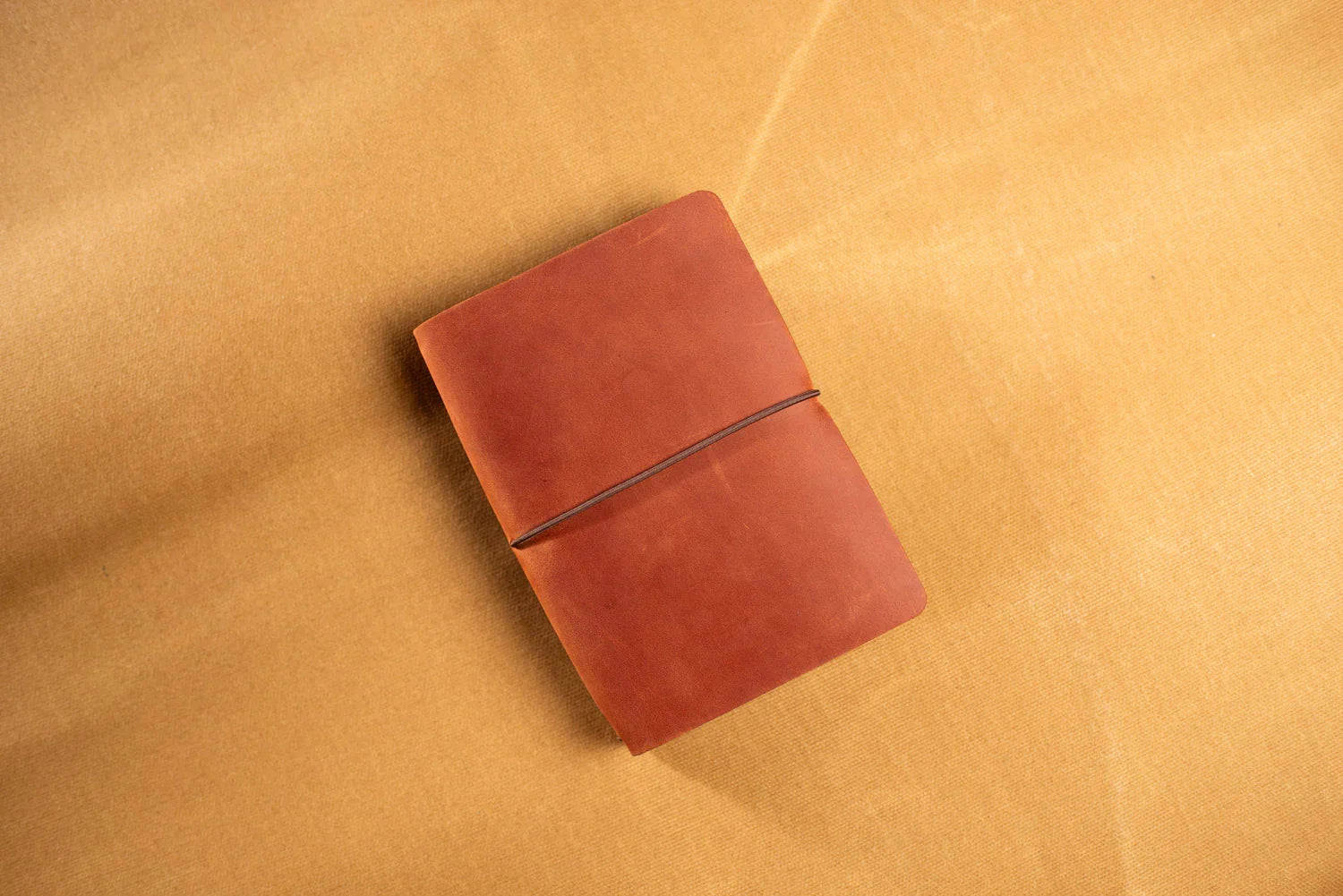 Distressed Leather Refillable Notebook cover A6, A5, B6